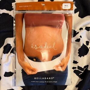 White Maternity Band